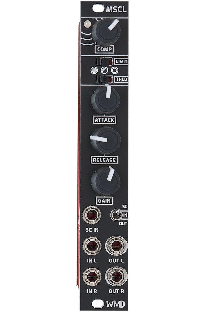 WMD MSCL Eurorack Stereo Compressor Module (Black)