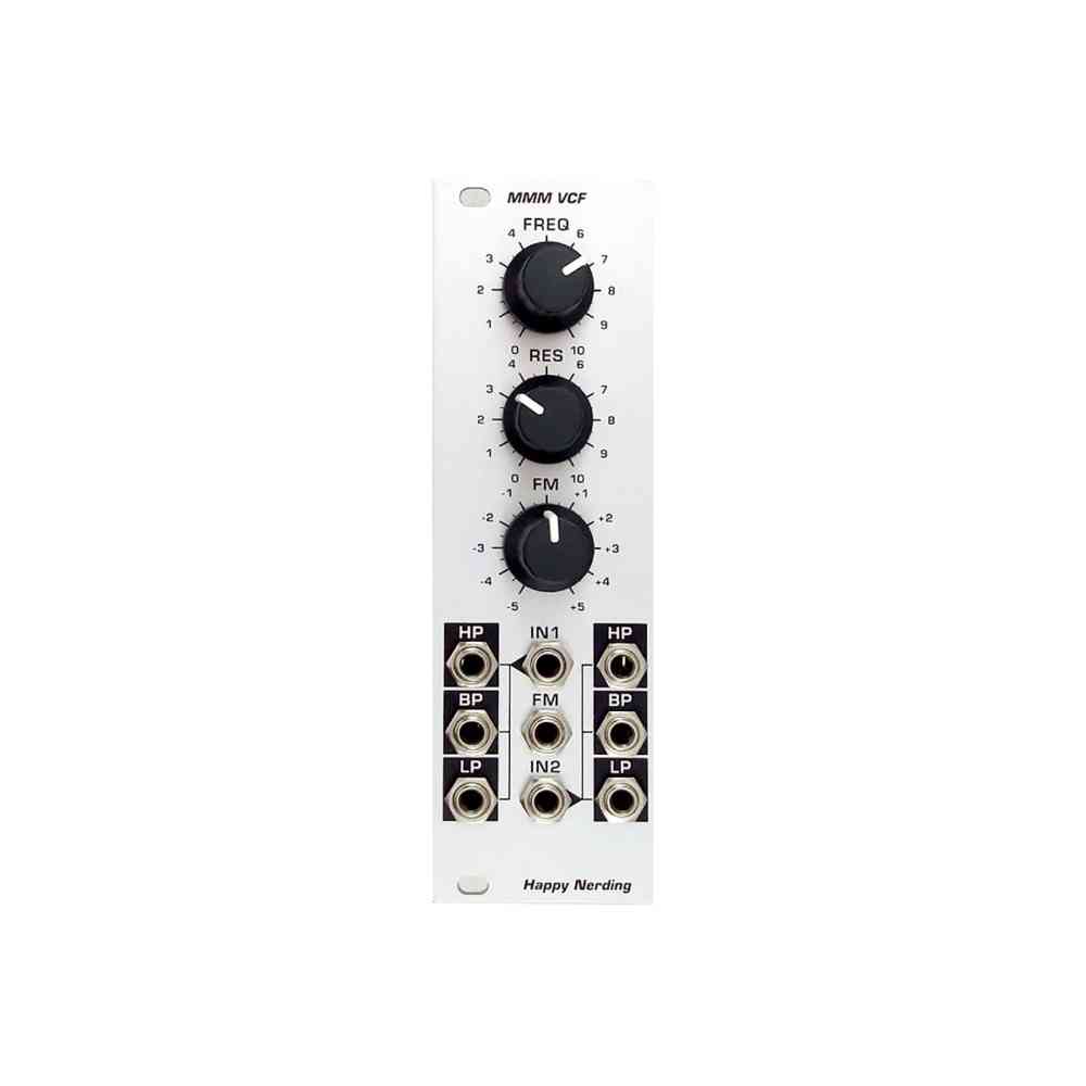 Happy Nerding MMM VCF Eurorack Filter Module (Silver)