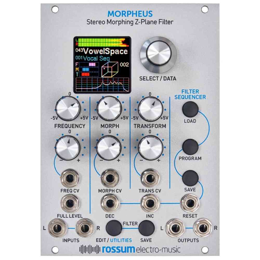 Rossum Electro-Music Morpheus Eurorack Z-Plane VCF Module (Silver)