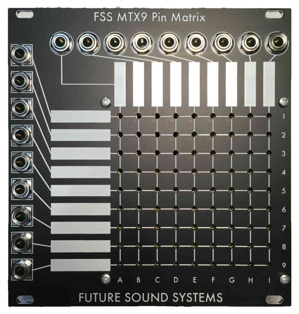 Future Sound Systems MTX9a Eurorack Active Pin Matrix Module