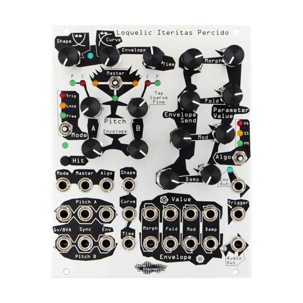 Noise Engineering Loquelic Iteritas Percido Eurorack Oscillator Module (Silver)