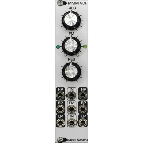 Happy Nerding MMM VCF Eurorack Filter Module (Silver)