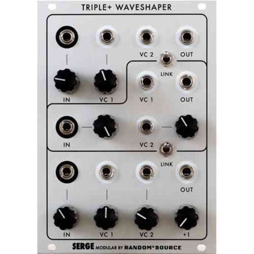 Serge/Random Source Triple Waveshaper Eurorack Module (TWS+)