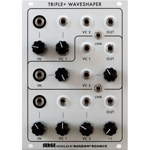 Serge/Random Source Triple Waveshaper Eurorack Module (TWS+)