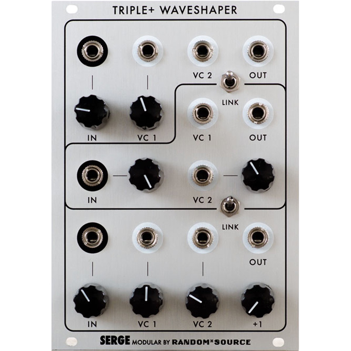 Serge/Random Source Triple Waveshaper Eurorack Module (TWS+)