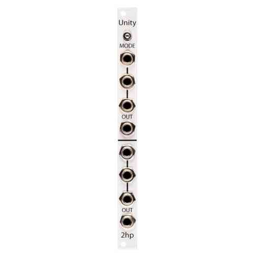 2hp Unity Eurorack Mixer Module (Silver)
