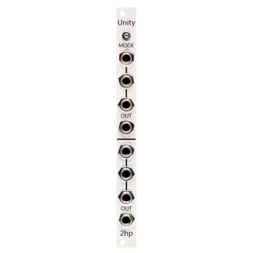 2hp Unity Eurorack Mixer Module (Silver)