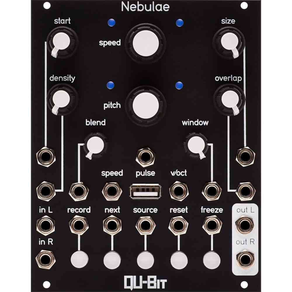 Qu-Bit Electronix Nebulae MK2 Eurorack Sampler Module (Black)