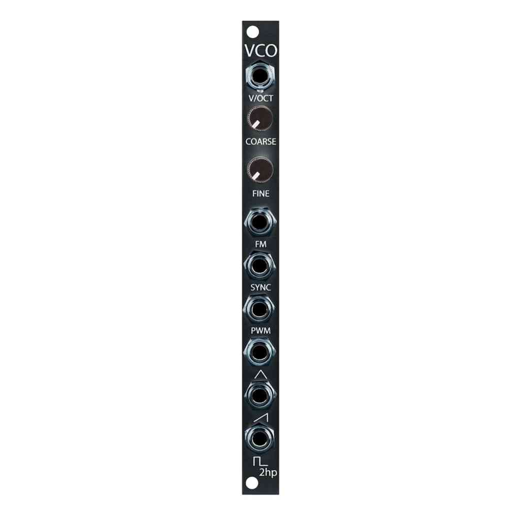 2hp VCO Eurorack Oscillator Module (Black)