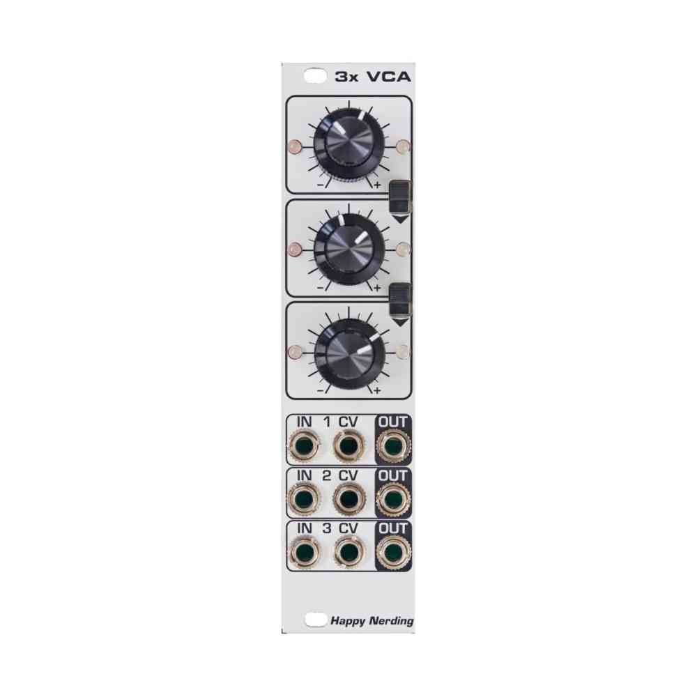 Happy Nerding 3xVCA Eurorack VCA Module (Silver)