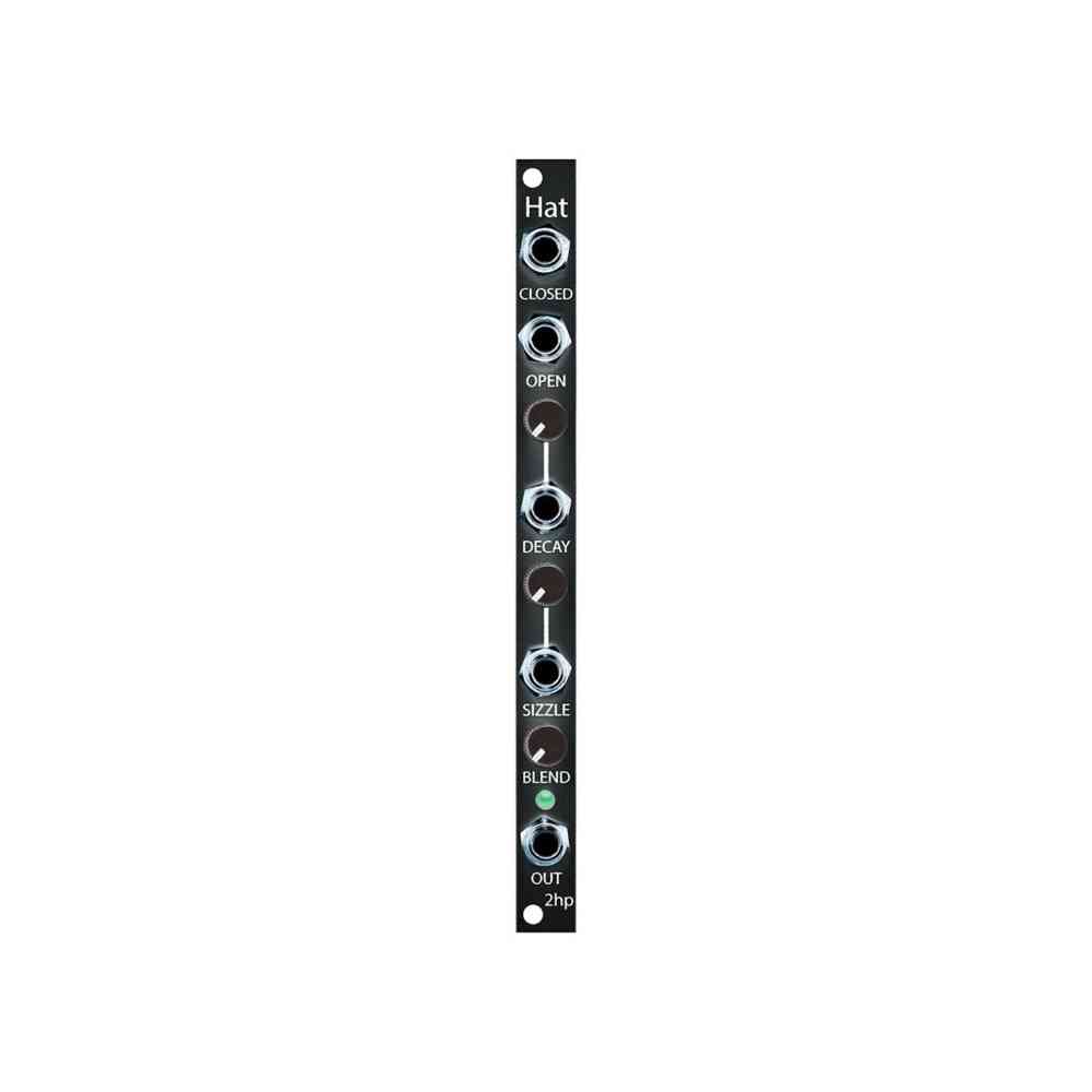 2hp Hat Eurorack Drum Module (Black)