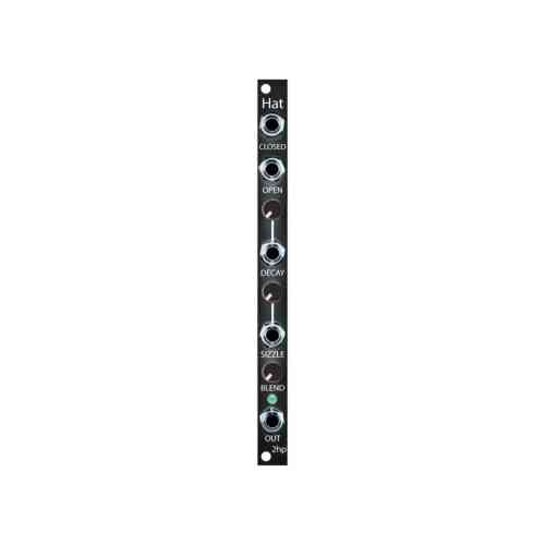 2hp Hat Eurorack Drum Module (Black)