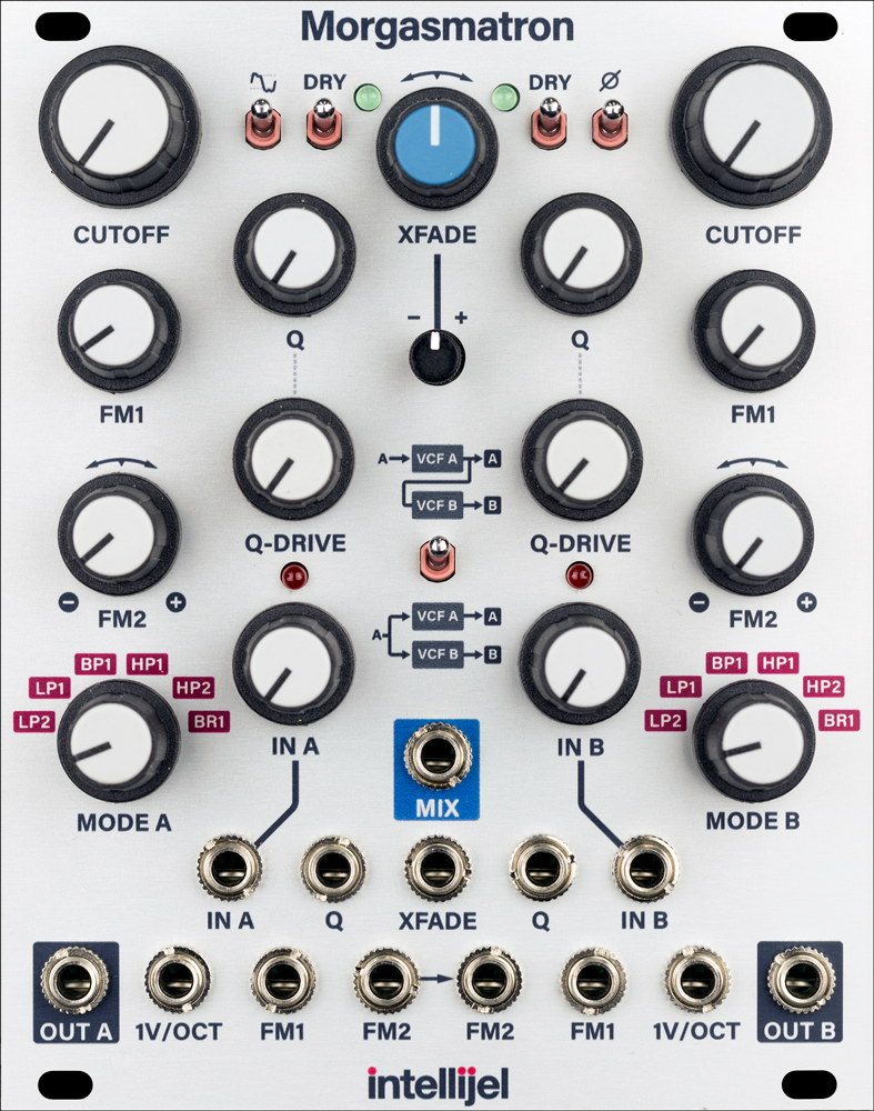 Intellijel Morgasmatron Eurorack Dual Multimode Filter Module