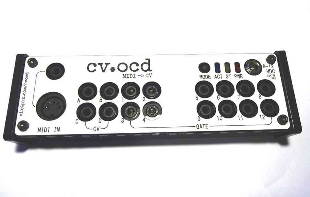 Sixty Four Pixels CV.OCD Midi to CV Converter Box (White) + PSU