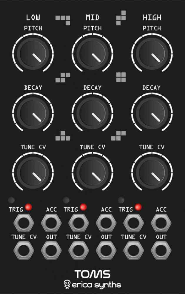 Erica Synths Toms Eurorack Drum Module