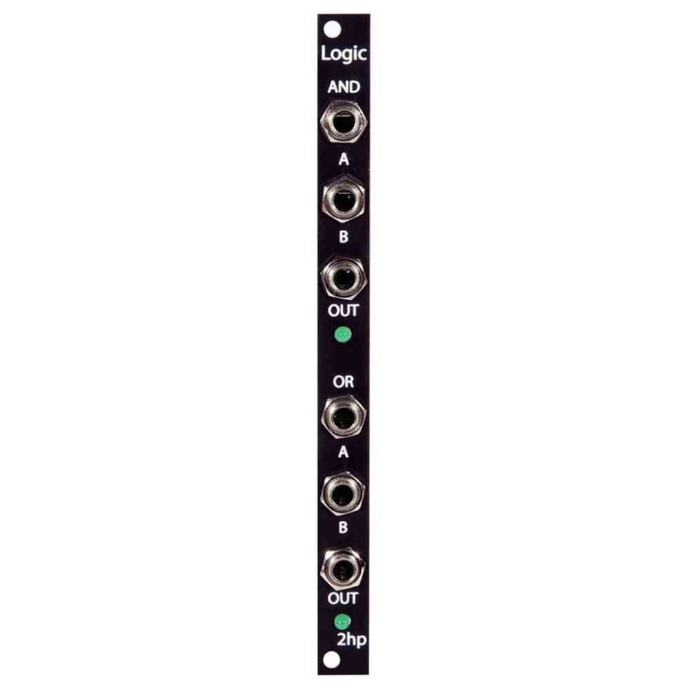 2hp Logic Eurorack AND/OR Module (Black)