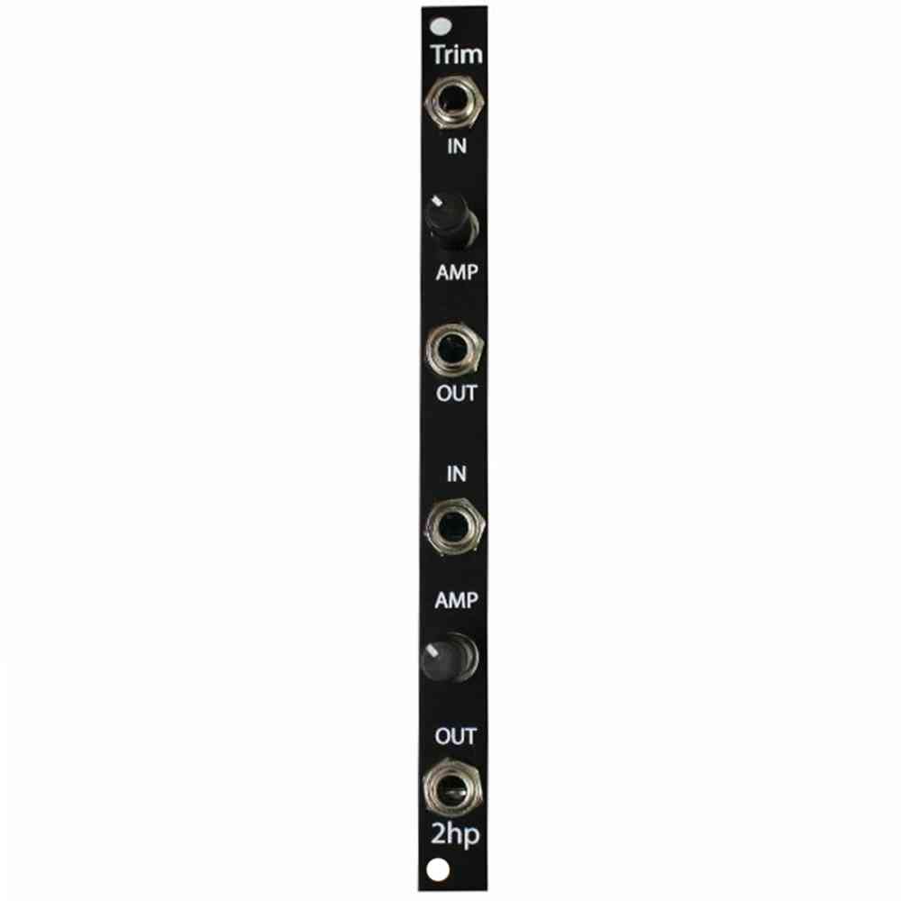 2hp Trim Eurorack Attenuator Module (Black)