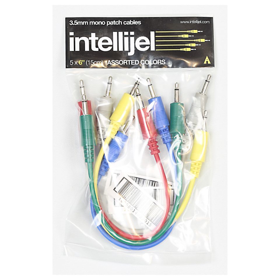 Intellijel Eurorack Patch Cables (15cm – 5 Pack)