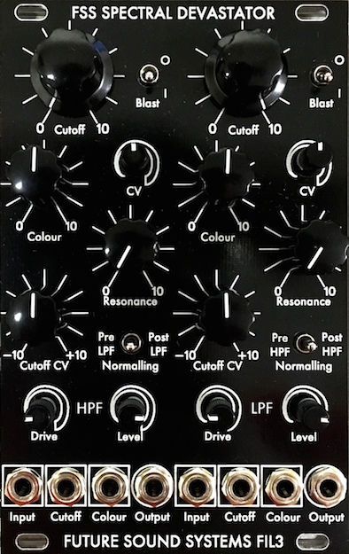 Future Sound Systems FIL3 Spectral Devastator Eurorack Dual Filter Module