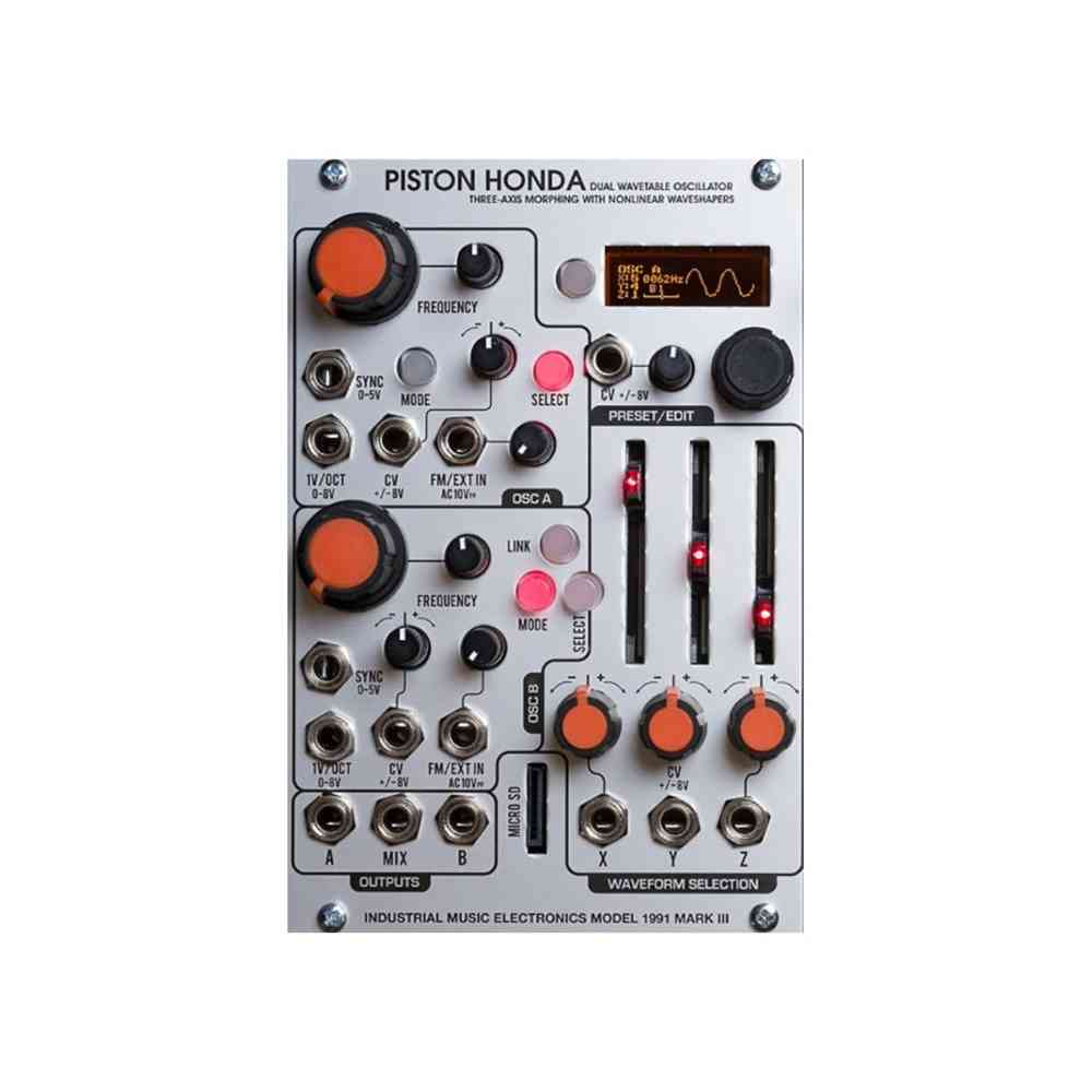 Industrial Music Electronics Piston Honda MkIII Eurorack Wavetable Oscillator Module