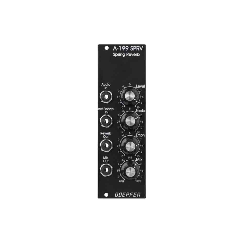 Doepfer A-199-V Eurorack Spring Reverb Module (Vintage Black)