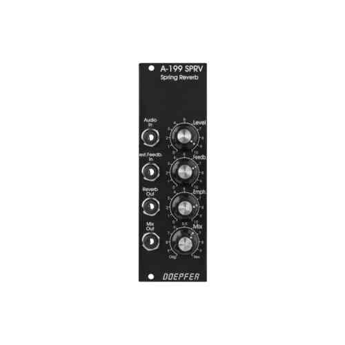 Doepfer A-199-V Eurorack Spring Reverb Module (Vintage Black)
