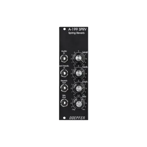 Doepfer A-199-V Eurorack Spring Reverb Module (Black)