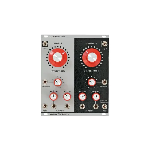 Verbos Electronics Dual Four Pole Eurorack Filter Module
