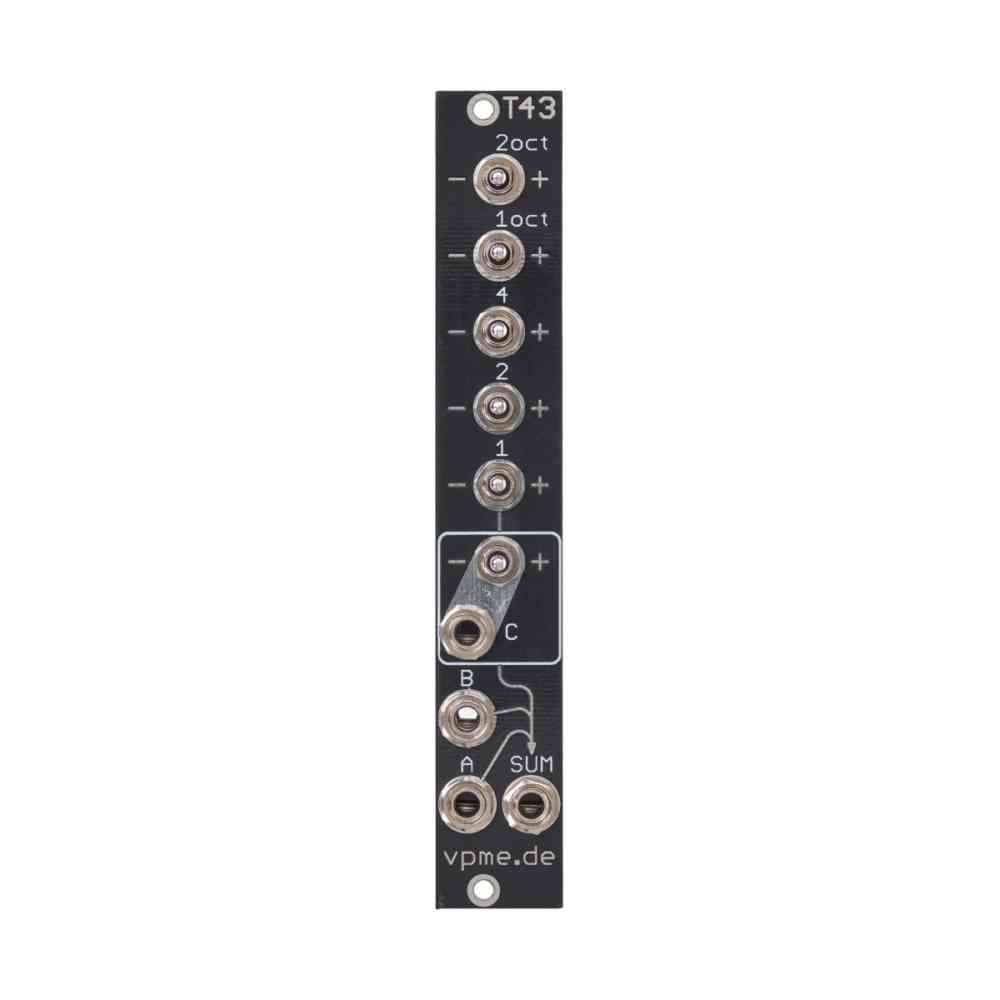 vpme.de t43 Eurorack Precision Adder Module