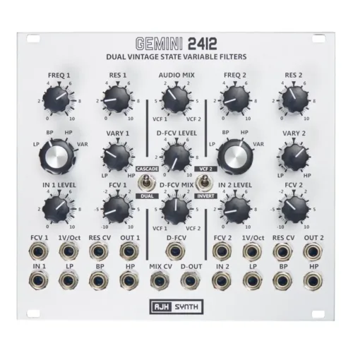 AJH Synth Gemini 2412 Eurorack Dual Filter Module (SEM) (Silver)