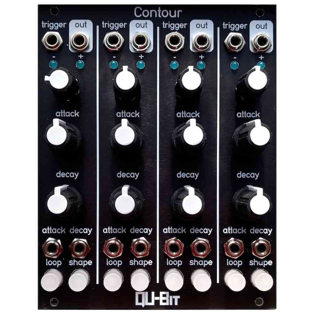Qu-Bit Electronix Contour Eurorack Envelope Module (Black)