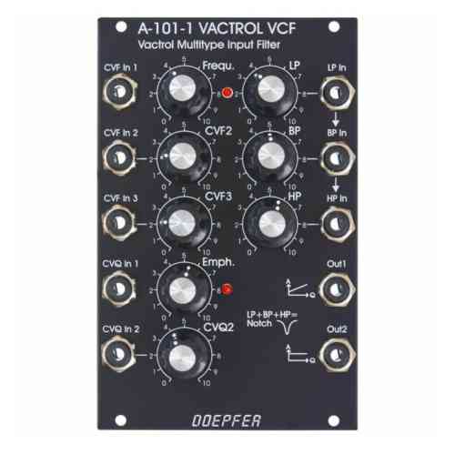 Doepfer A-101-V Eurorack Steiner Filter Module (Vintage Black)