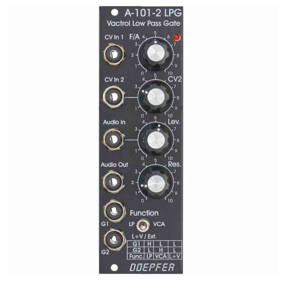 Doepfer A-101-2V Eurorack Low Pass Gate Module (Vintage Black)