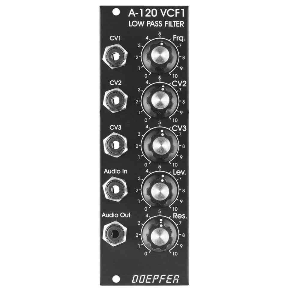 Doepfer A-120-V 24db Low Pass Filter Eurorack Module (Black)