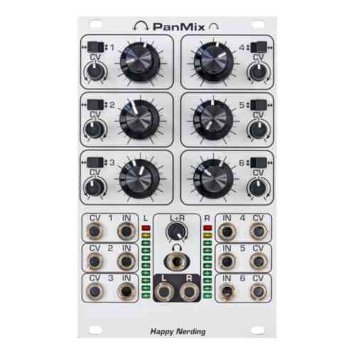Happy Nerding PanMix Eurorack Stereo Audio Mixer Module (SIlver)
