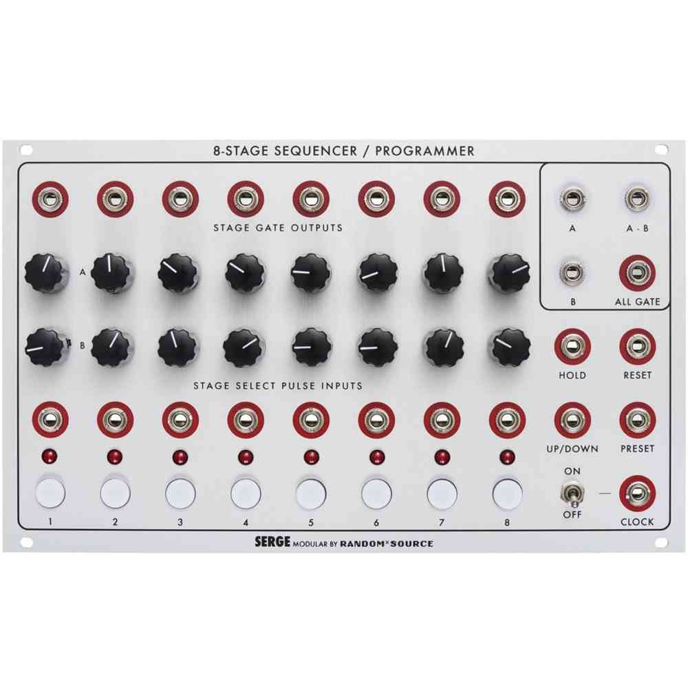 Random Source/Serge 8 Stage Sequencer Eurorack Module (SEQ8XL)