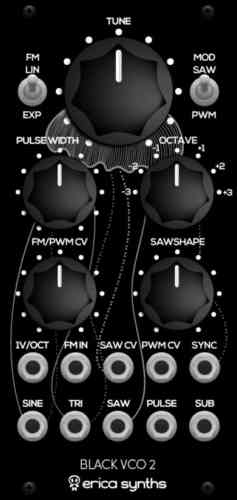 Erica Synths Black VCO MKII Eurorack Oscillator Module