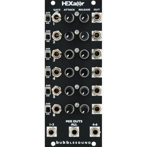 Bubblesound HEXa(s)r Eurorack Sextuple Envelope Module