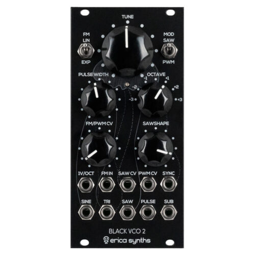 Erica Synths Black VCO2 Eurorack Oscillator Module