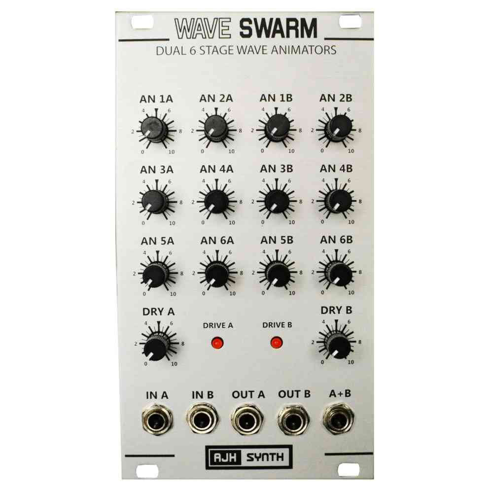 AJH Synth WaveSwarm Eurorack Waveform Animator Module (Silver)