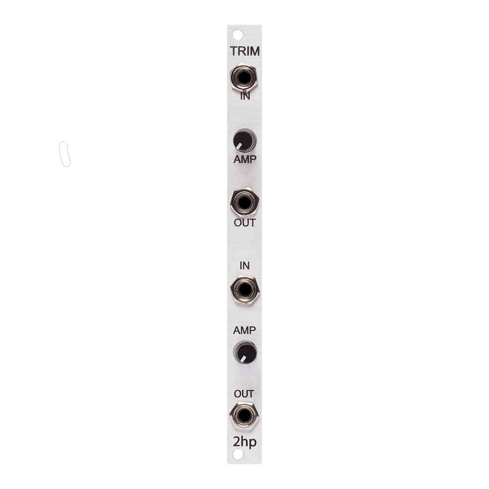 2hp Trim Eurorack Attenuator Module (Silver)