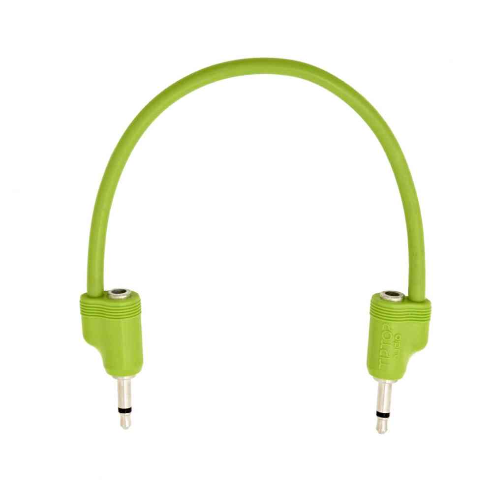 Tiptop Audio StackCable Eurorack Multi Patch Cable (20cm – Green)