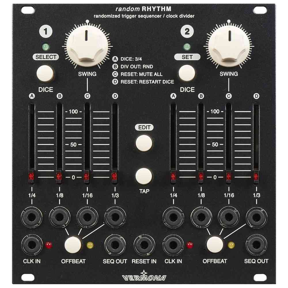 Vermona randomRHYTHM Eurorack Trigger Sequencer Module