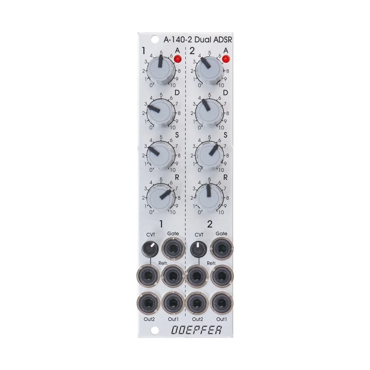 Doepfer A-140-2V Dual ADSR ユーロラック Doepfer A-140-2 Eurorack Dual ADSR Envelope Module - Elevator Sound