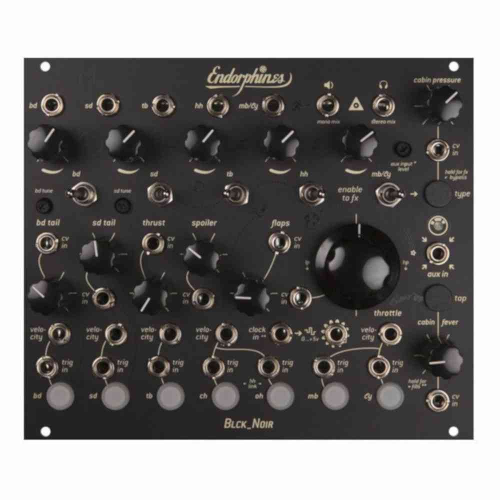 Endorphin.es BLCK_Noir Eurorack Drum Synth Module