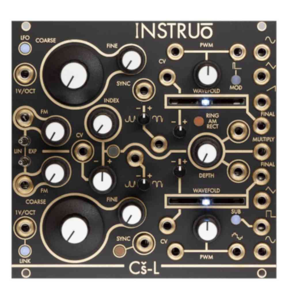 Instruo Cs-L Eurorack Dual Voltage Controlled Oscillator Module