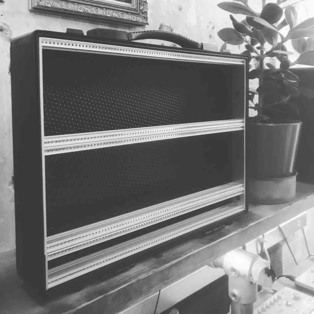 Damaru Eurorack Modular Travel Case (7U – 84hp – 70mm Deep – Black – Unpowered – 1U Bottom)