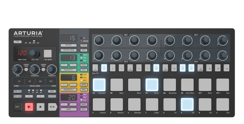 Arturia BeatStep Pro MIDI and CV/Gate Drum Sequencer (Black)