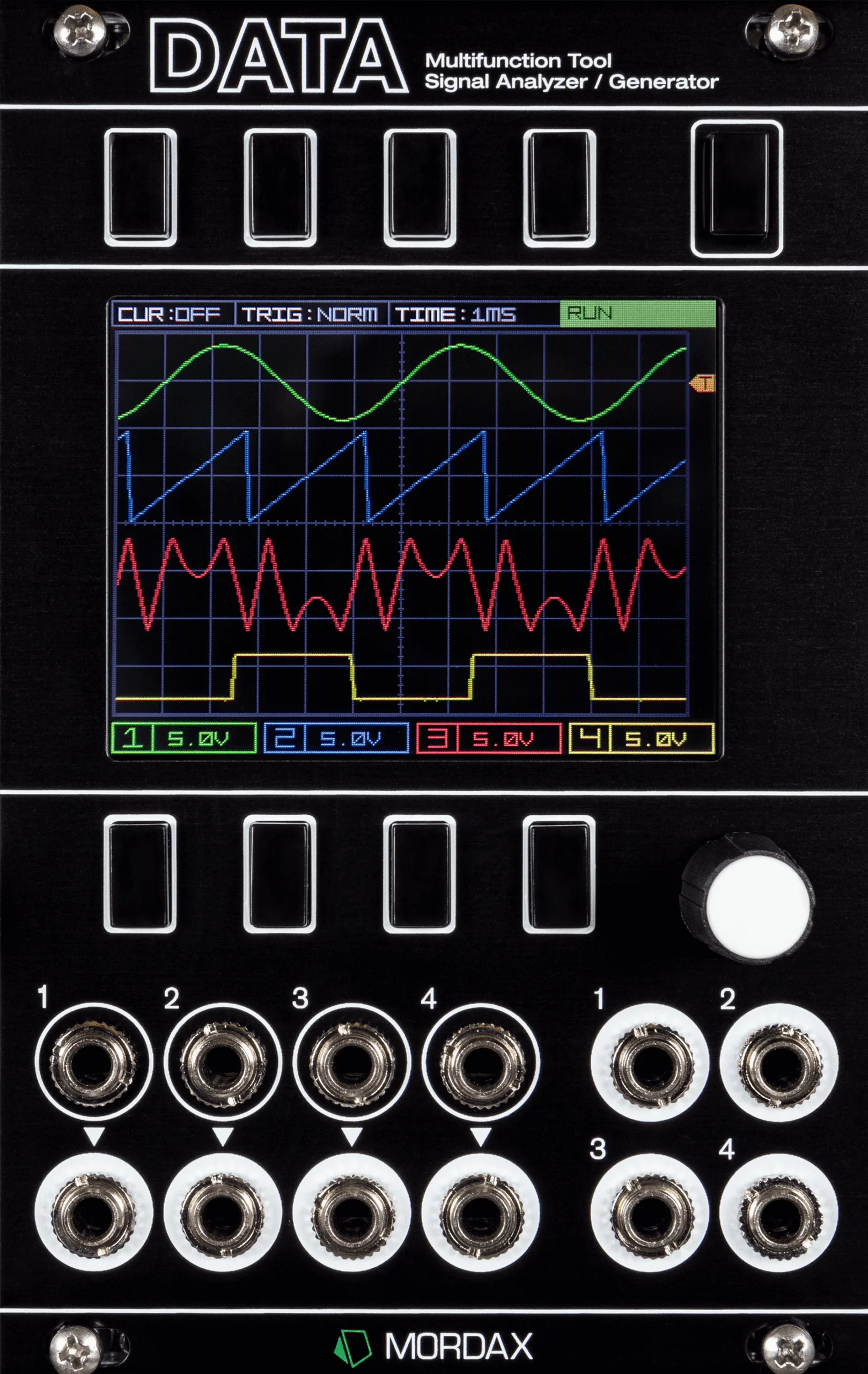 Mordax Systems DATA Eurorack Function Module (Black) - Elevator Sound