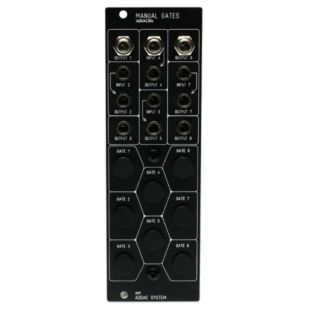 ADDAC 304 Manual Gates Eurorack Module